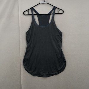 Lululemon Womens Cool Gray Scoop Neck Sleeveless Racerback Activewear Tank Top 4